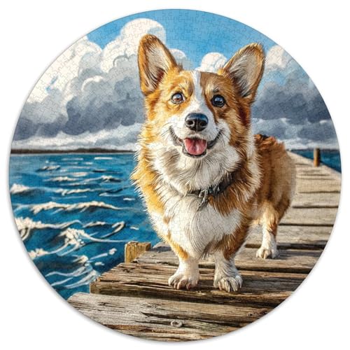 Netter Hund 1000-teiliges Puzzle Für Frauen, Männer Tier Thema Anspruchsvolles Puzzle Entspannend Perfekt Für Spieleabende Spielzeug Geschenk 1000pcs (67.5x67.5cm) von PFQHUAIDH