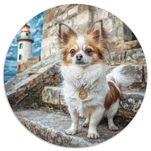 Netter Hund 1000-teiliges Puzzle Für Frauen, Männer Tier Thema Herausforderndes Puzzle Entspannend Familienspielabende Geschenk Zum Geburtstag 1000pcs (67.5x67.5cm) von PFQHUAIDH