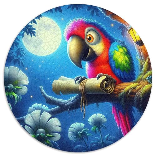 Papagei 1000-teiliges Puzzle Für Erwachsene Kinder Tier Thema Anspruchsvolles Puzzle Entspannend Perfekt Für Spieleabende Geschenk Zum Geburtstag 1000pcs (67.5x67.5cm) von PFQHUAIDH