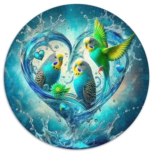 Papagei 1000-teiliges Puzzle Für Frauen, Männer Tier Thema Anspruchsvolles Puzzle Stress Abbauen Familienspielabende Spielzeug Geschenk 1000pcs (67.5x67.5cm) von PFQHUAIDH