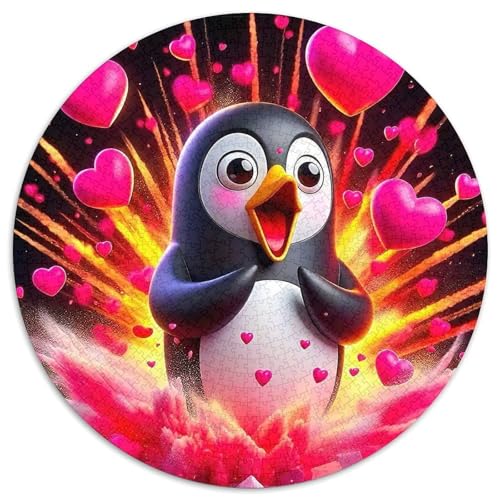 Pinguin 1000-teiliges Puzzle Für Erwachsene Kinder Winterszene Anspruchsvolles Puzzle Entspannend Familienspielabende Spielzeug Geschenk 1000pcs (67.5x67.5cm) von PFQHUAIDH