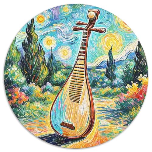 Pipa 1000-teiliges Puzzle Für Frauen, Männer Musikinstrumente Herausforderndes Puzzle Entspannend Familienspielabende Spielzeug Geschenk 1000pcs (67.5x67.5cm) von PFQHUAIDH