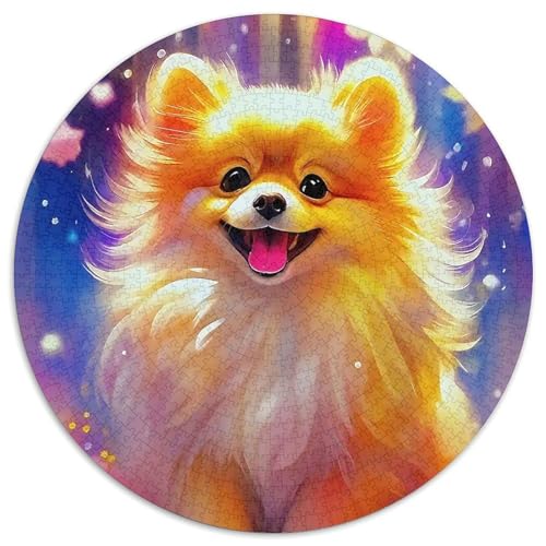 Pommern 1000-teiliges Puzzle Für Frauen, Männer Kleiner Hund Herausforderndes Puzzle Entspannend Perfekt Für Spieleabende Spielzeug Geschenk 1000pcs (67.5x67.5cm) von PFQHUAIDH