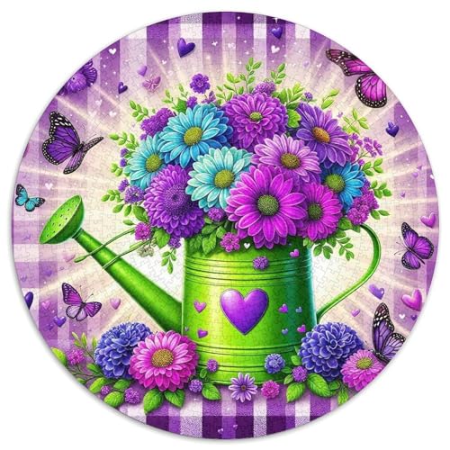 Romantische Atmosphäre 1000-teiliges Puzzle Für Erwachsene Kinder Blumen Anspruchsvolles Puzzle Stress Abbauen Familienspielabende Geschenk Zum Geburtstag 1000pcs (67.5x67.5cm) von PFQHUAIDH
