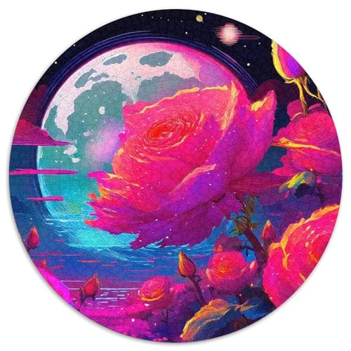 Rose 1000-teiliges Puzzle Für Erwachsene Kinder Blumen Herausforderndes Puzzle Entspannend Familie Aktivität Spiele Spielzeug Geschenk 1000pcs (67.5x67.5cm) von PFQHUAIDH