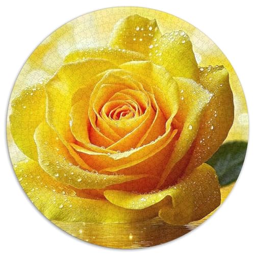 Rose 1000-teiliges Puzzle Für Erwachsene Kinder Blumen Herausforderndes Puzzle Stress Abbauen Familie Aktivität Spiele Geschenk Zum Geburtstag 1000pcs (67.5x67.5cm) von PFQHUAIDH