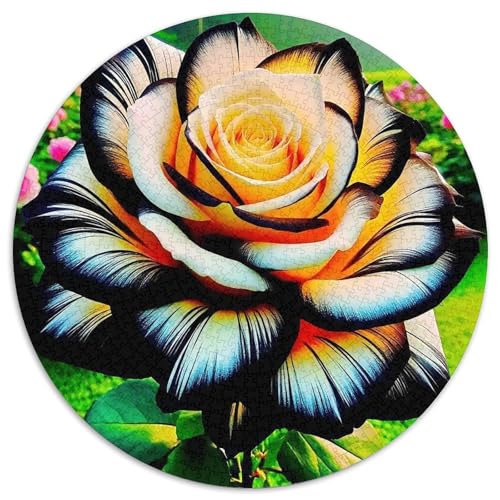 Rose 1000-teiliges Puzzle Für Frauen, Männer Blumen Anspruchsvolles Puzzle Entspannend Familie Aktivität Spiele Geschenk Zum Geburtstag 1000pcs (67.5x67.5cm) von PFQHUAIDH