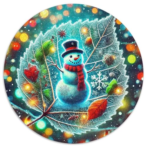 Schneemann 1000-teiliges Puzzle Für Frauen, Männer Weihnachten Anspruchsvolles Puzzle Entspannend Familie Aktivität Spiele Spielzeug Geschenk 1000pcs (67.5x67.5cm) von PFQHUAIDH