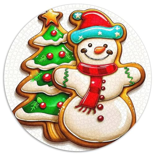 Schneemann 1000-teiliges Puzzle Für Frauen, Männer Weihnachten Anspruchsvolles Puzzle Entspannend Familienspielabende Spielzeug Geschenk 1000pcs (67.5x67.5cm) von PFQHUAIDH