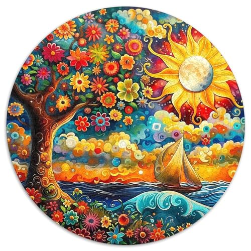 Sea of Blumens 1000-teiliges Puzzle Für Erwachsene Kinder Blumen Anspruchsvolles Puzzle Stress Abbauen Familie Aktivität Spiele Geschenk Zum Geburtstag 1000pcs (67.5x67.5cm) von PFQHUAIDH