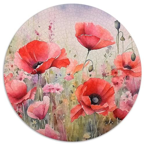 Sea of Blumens 1000-teiliges Puzzle Für Frauen, Männer Blumen Herausforderndes Puzzle Entspannend Familienspielabende Geschenk Zum Geburtstag 1000pcs (67.5x67.5cm) von PFQHUAIDH