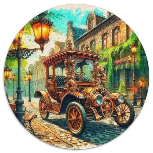 Steampunk 1000-teiliges Puzzle Für Erwachsene Kinder Fahrzeug Herausforderndes Puzzle Entspannend Familie Aktivität Spiele Geschenk Zum Geburtstag 1000pcs (67.5x67.5cm) von PFQHUAIDH
