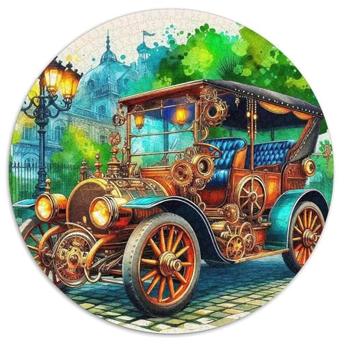 Steampunk 1000-teiliges Puzzle Für Erwachsene Kinder Fahrzeug Herausforderndes Puzzle Entspannend Familienspielabende Spielzeug Geschenk 1000pcs (67.5x67.5cm) von PFQHUAIDH