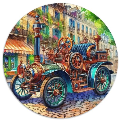 Steampunk 1000-teiliges Puzzle Für Frauen, Männer Fahrzeug Herausforderndes Puzzle Stress Abbauen Familie Aktivität Spiele Geschenk Zum Geburtstag 1000pcs (67.5x67.5cm) von PFQHUAIDH