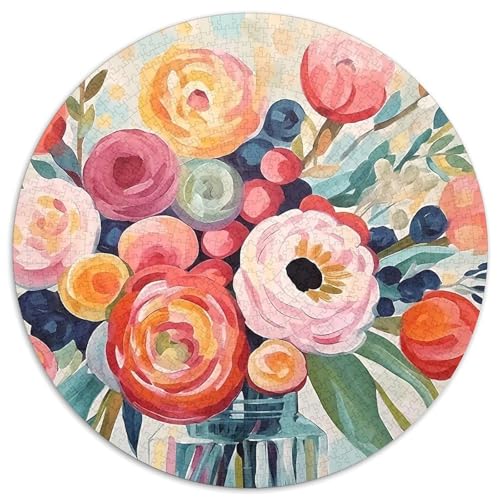 Tulpen 1000-teiliges Puzzle Für Frauen, Männer Blumen Anspruchsvolles Puzzle Entspannend Perfekt Für Spieleabende Geschenk Zum Geburtstag 1000pcs (67.5x67.5cm) von PFQHUAIDH