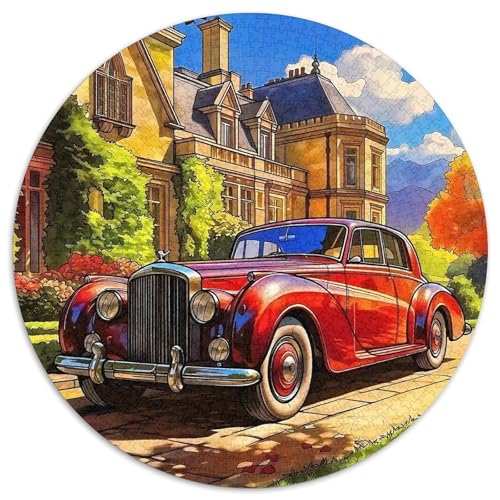Vintage Auto 1000-teiliges Puzzle Für Erwachsene Kinder Fahrzeug Anspruchsvolles Puzzle Stress Abbauen Perfekt Für Spieleabende Spielzeug Geschenk 1000pcs (67.5x67.5cm) von PFQHUAIDH
