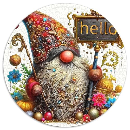 Weihnachtsmann 1000-teiliges Puzzle Für Erwachsene Kinder Weihnachten Anspruchsvolles Puzzle Entspannend Familienspielabende Spielzeug Geschenk 1000pcs (67.5x67.5cm) von PFQHUAIDH