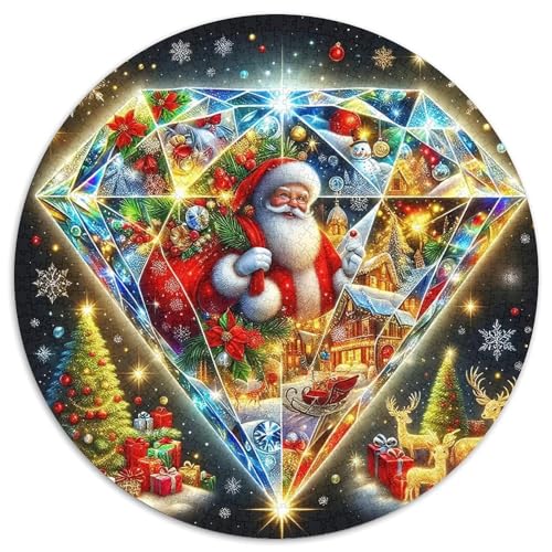 Weihnachtsmann 1000-teiliges Puzzle Für Erwachsene Kinder Weihnachten Anspruchsvolles Puzzle Entspannend Perfekt Für Spieleabende Spielzeug Geschenk 1000pcs (67.5x67.5cm) von PFQHUAIDH