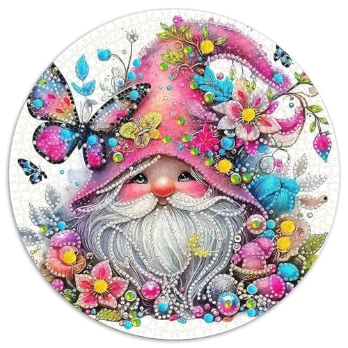 Weihnachtsmann 1000-teiliges Puzzle Für Frauen, Männer Weihnachten Anspruchsvolles Puzzle Stress Abbauen Familie Aktivität Spiele Spielzeug Geschenk 1000pcs (67.5x67.5cm) von PFQHUAIDH