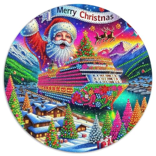 Weihnachtsmann 1000-teiliges Puzzle Für Frauen, Männer Weihnachten Herausforderndes Puzzle Entspannend Familie Aktivität Spiele Spielzeug Geschenk 1000pcs (67.5x67.5cm) von PFQHUAIDH