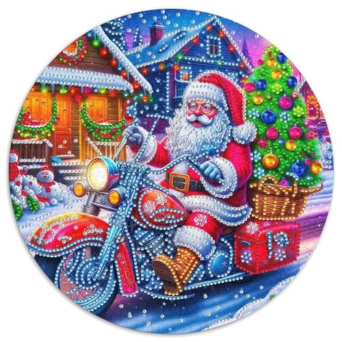 Weihnachtsmann 1000-teiliges Puzzle Für Frauen, Männer Weihnachten Herausforderndes Puzzle Entspannend Perfekt Für Spieleabende Spielzeug Geschenk 1000pcs (67.5x67.5cm) von PFQHUAIDH