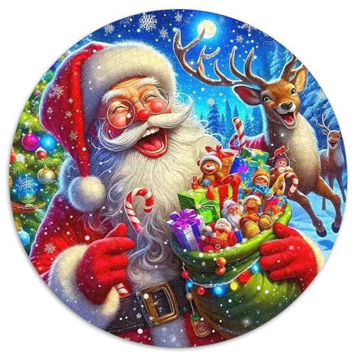 Weihnachtsmann 1000-teiliges Puzzle Für Frauen, Männer Weihnachten Herausforderndes Puzzle Stress Abbauen Perfekt Für Spieleabende Spielzeug Geschenk 1000pcs (67.5x67.5cm) von PFQHUAIDH