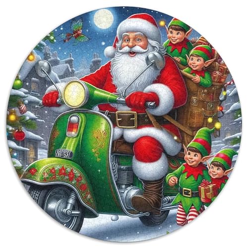 Weihnachtsmann 1000-teiliges Puzzle Für Frauen, Männer Weihnachtsthema Herausforderndes Puzzle Entspannend Familie Aktivität Spiele Spielzeug Geschenk 1000pcs (67.5x67.5cm) von PFQHUAIDH