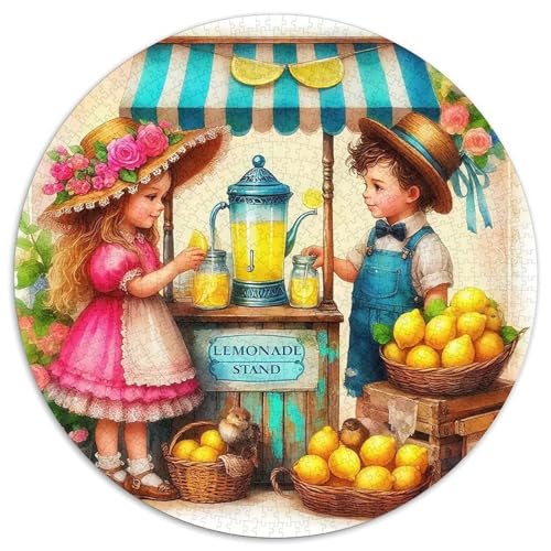 Zitrone 1000-teiliges Puzzle Für Frauen, Männer Fruchtfertigung Anspruchsvolles Puzzle Entspannend Perfekt Für Spieleabende Spielzeug Geschenk 1000pcs (67.5x67.5cm) von PFQHUAIDH