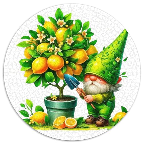 Zitrone 1000-teiliges Puzzle Für Frauen, Männer Fruchtfertigung Herausforderndes Puzzle Entspannend Familienspielabende Spielzeug Geschenk 1000pcs (67.5x67.5cm) von PFQHUAIDH