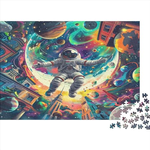 Astronaut 1000 Teile Puzzle Erwachsene Lernspiel Geburtstag Wohnkultur Family Challenging Games Stress Relief Toy 1000pcs (75x50cm) von PFYWZJDDTTBD