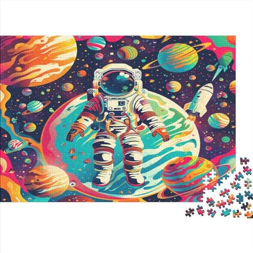 Astronaut Erwachsene Puzzles 1000 Teile Wohnkultur Lernspiel Family Challenging Games Geburtstag Entspannung Und Intelligenz 1000pcs (75x50cm) von PFYWZJDDTTBD