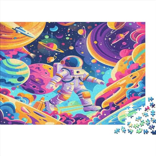 Astronaut Puzzle 1000 Teile Erwachsene Geschicklichkeitsspiel Für Die Ganze Familie Lernspiel Home Decor Geburtstag Stress Relief 1000pcs (75x50cm) von PFYWZJDDTTBD
