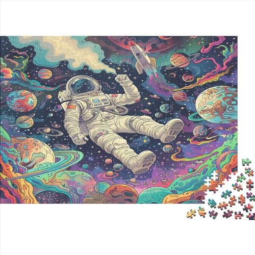 Astronaut Puzzle 300 Teile Erwachsene Geburtstag Family Challenging Games Lernspiel Moderne Wohnkultur Entspannung Und Intelligenz 300pcs (40x28cm) von PFYWZJDDTTBD