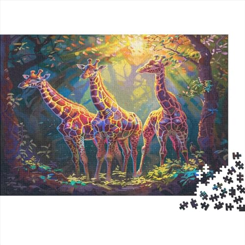 Dschungel-Tiere Für Erwachsene Puzzle 1000 Teile Family Challenging Games Lernspiel Geburtstag Home Decor Stress Relief 1000pcs (75x50cm) von PFYWZJDDTTBD