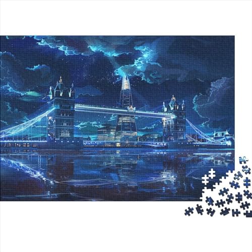 Londoner Stadt 1000 Teile Erwachsene Puzzles Family Challenging Games Lernspiel Geburtstag Home Decor Entspannung Und Intelligenz 1000pcs (75x50cm) von PFYWZJDDTTBD