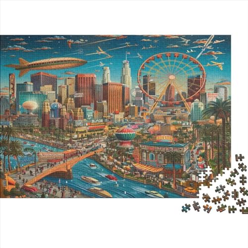 Londoner Stadt 1000 Teile Puzzle Für Erwachsene Geburtstag Family Challenging Games Moderne Wohnkultur Lernspiel Stress Relief Toy 1000pcs (75x50cm) von PFYWZJDDTTBD