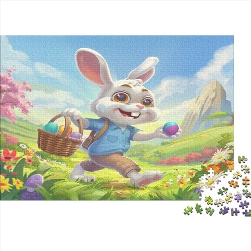 Ostern Erwachsene 1000 Teile Puzzles Lernspiel Home Decor Family Challenging Games Geburtstag Stress Relief Toy 1000pcs (75x50cm) von PFYWZJDDTTBD