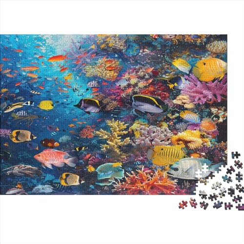 Ozean Puzzle 1000 Teile Erwachsene Home Decor Geburtstag Family Challenging Games Educational Game Stress Relief 1000pcs (75x50cm) von PFYWZJDDTTBD