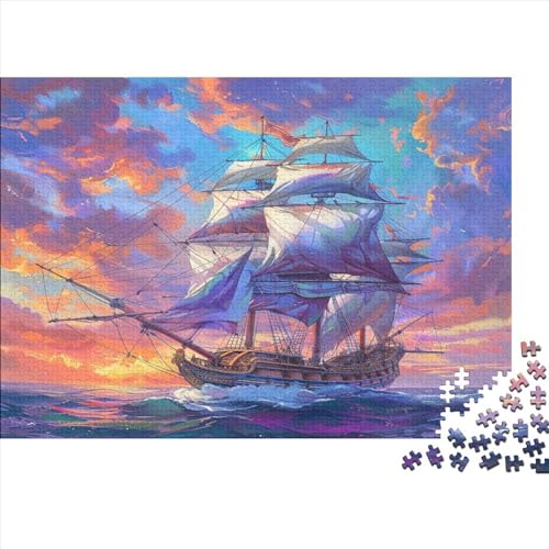 Segelboot Für Erwachsene Puzzle 500 Teile Family Challenging Games Lernspiel Geburtstag Home Decor Stress Relief 500pcs (52x38cm) von PFYWZJDDTTBD