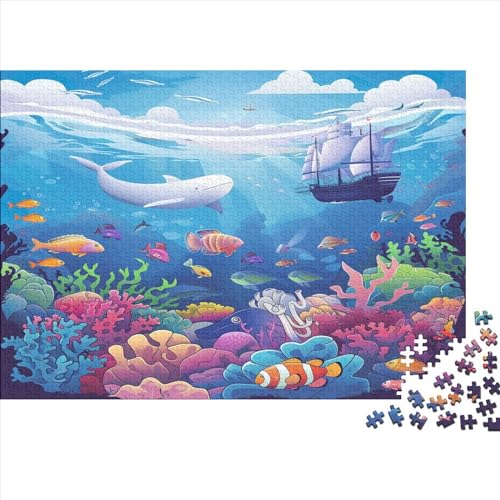 U-Boot-Welt 500 Teile Erwachsene Puzzles Family Challenging Games Lernspiel Geburtstag Home Decor Entspannung Und Intelligenz 500pcs (52x38cm) von PFYWZJDDTTBD