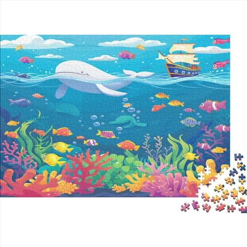 U-Boot-Welt Für Erwachsene 1000 Teile Puzzle Home Decor Geburtstag Lernspiel Family Challenging Games Stress Relief 1000pcs (75x50cm) von PFYWZJDDTTBD