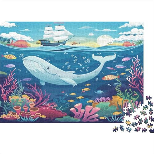 U-Boot-Welt Puzzle 1000 Teile Erwachsene Geburtstag Geschicklichkeitsspiel Für Die Ganze Familie Lernspiel Wohnkultur Stress Relief 1000pcs (75x50cm) von PFYWZJDDTTBD