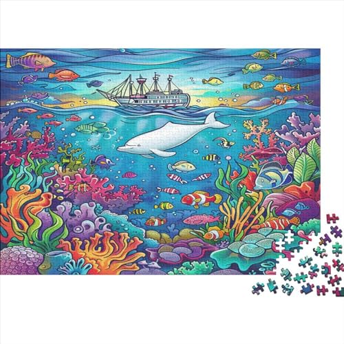 U-Boot-Welt Puzzle 1000 Teile Erwachsene Geschicklichkeitsspiel Für Die Ganze Familie Lernspiel Home Decor Geburtstag Stress Relief 1000pcs (75x50cm) von PFYWZJDDTTBD