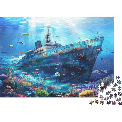 U-Boot-Welt Puzzle 1000 Teile Erwachsene Home Decor Lernspiel Family Challenging Games Geburtstag Entspannung Und Intelligenz 1000pcs (75x50cm) von PFYWZJDDTTBD