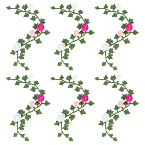 PH PandaHall 6 Stück Künstliche Blumenranken Miniatur Falsches Grashalme Blumenbüschel Frühlingsblumen Szenerie Simulationsdekoration Landschaftsblumen Rattan für Mini Haus Mikro Landschaftsgarten PH PandaHall 6 Stück Künstliche Blumenranken Miniatur Falsches Grashalme Blumenbüschel Frühlingsblumen Szenerie Simulationsdekoration Landschaftsblumen Rattan für Mini Haus Mikro Landschaftsgarten von PH PandaHall