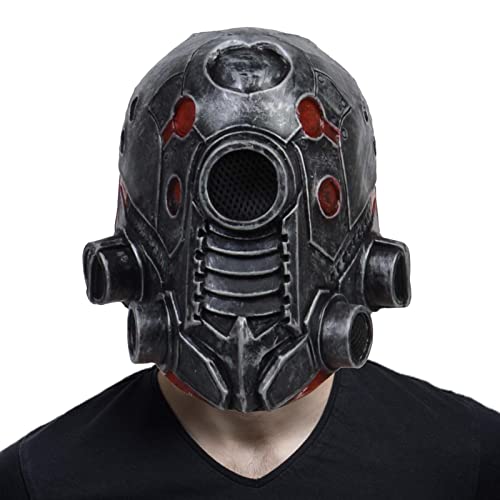 PHASZ Punk-Maske, futuristische Punk-Cosplay-Kopfbedeckung, langlebige Maskenmaske, Zubehör für Herren, Halloween, Cosplay von PHASZ