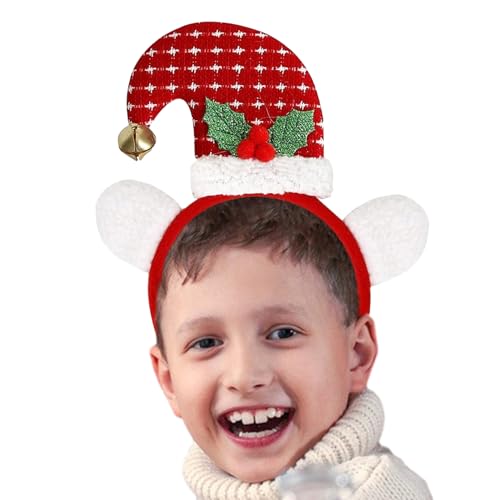 PHASZ Weihnachtsmann-Stirnband | Stirnbänder für Weihnachten | Festliches Urlaubsparty-Zubehör, Weihnachtskostüm-Zubehör, Weihnachtskopf-Hut-Topper für Frauen oder Mädchen von PHASZ