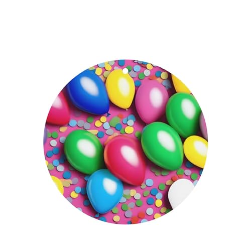 6 x Luftballons, Konfetti, Auto-Lufterfrischer, runde Form, zum Aufhängen, Dufttablette, Auto-Innendekoration, Schrank, Schuhschrank, Dufterfrischer 6 x Luftballons, Konfetti, Auto-Lufterfrischer, runde Form, zum Aufhängen, Dufttablette, Auto-Innendekoration, Schrank, Schuhschrank, Dufterfrischer von PHAYAH