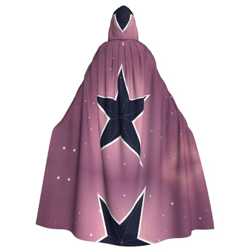 Aesthetically Pleasi Langer Kapuzenumhang Polyester Umhang Hexe Halloween Kostüme für Cosplay Kostüm Damen Herren von PHAYAH