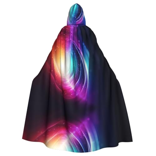 Buntes Wirbelmuster Kapuzenponcho für Cosplay, Halloween, Kostümparty Buntes Wirbelmuster Kapuzenponcho für Cosplay, Halloween, Kostümparty von PHAYAH